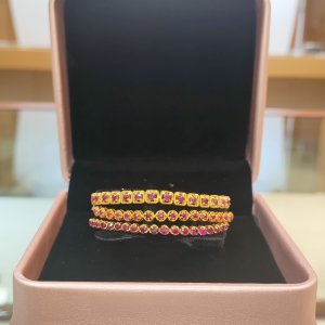 The beautiful Mogok Ruby wedding rings are so heartwarming