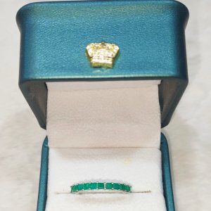 Fashionable with emerald cut and emerald cut