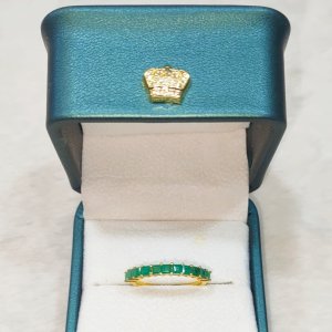 Fashionable with emerald cut and emerald cut